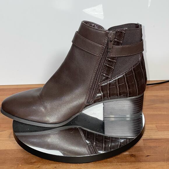 Karen Scott Nadine Booties 6M brown - Picture 10 of 11